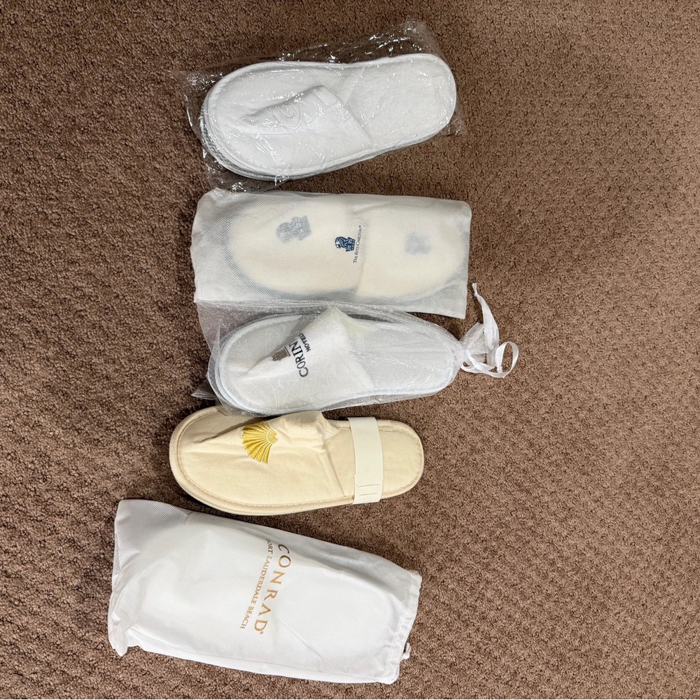 Hotel Slippers Set